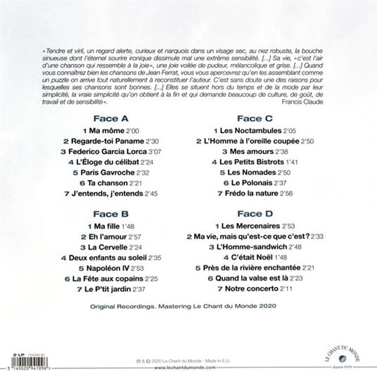 Ma Mome - Vinile LP di Jean Ferrat - 2