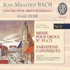 Opere per organo vol.15 - CD Audio di Johann Sebastian Bach,André Isoir