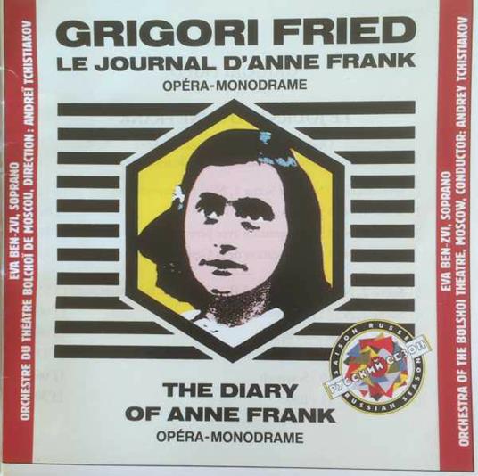 Diario di Anna Frank - CD Audio di Grigory Frid