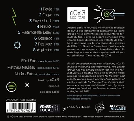 Nox Tape - CD Audio di Nox.3 - 2