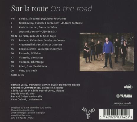 Sur La Route (Trascrizioni per Tromba e Quintetto D'archi) - CD Audio di Romain Leleu - 2