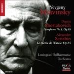 Sinfonia n.8 op.65 / Sinfonia n.4 - CD Audio di Alexander Scriabin,Dmitri Shostakovich,Evgeny Mravinsky,Leningrad Philharmonic Orchestra