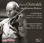 Sonate per violino n.1, n.2, n.3 - Scherzo - CD Audio di Johannes Brahms,David Oistrakh