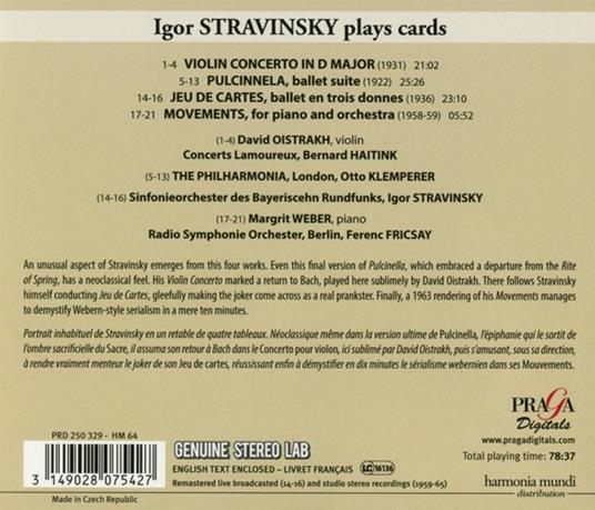 Igor Stravinsky in 4 Deal - CD Audio di David Oistrakh - 2