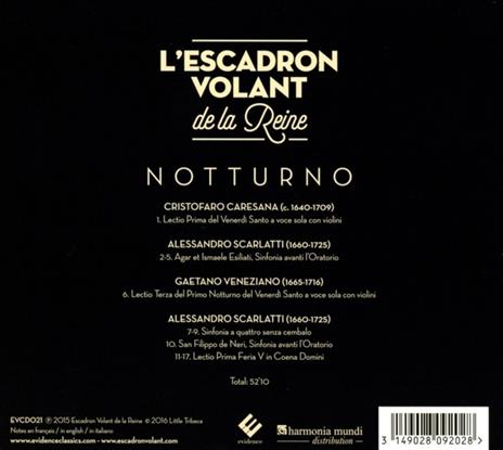 Notturno. Oeuvres De Caresana, Scarlatti - CD Audio - 2