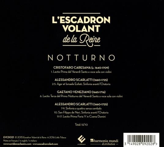 Notturno. Oeuvres De Caresana, Scarlatti - CD Audio - 2