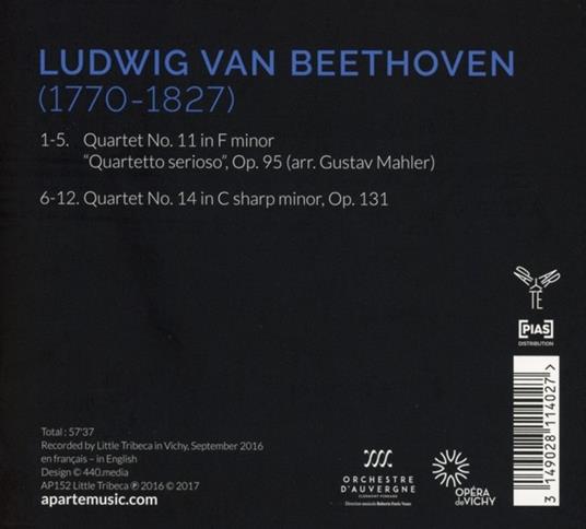 Quartets Op.95 & 131 - CD Audio di Ludwig van Beethoven - 2