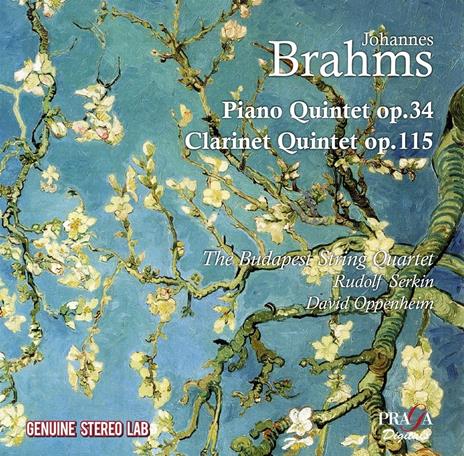 Quintetto per clarinetto op.115 - Quintetto per pianoforte op.34 - CD Audio di Johannes Brahms,Rudolf Serkin,Budapest String Quartet,David Oppenheim