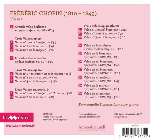 Valzer - CD Audio di Frederic Chopin - 2