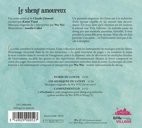 Le sheng amoureux - CD Audio di Claude Clement - 2