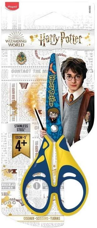 Maped – Forbici per bambini di Harry Potter, 13 cm, forbici da scuola dai 4 anni – Forbici per bambini con lame decorate Harry Potter 464900 blu - 2