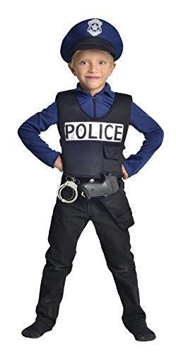 Cesar F586 Costume da Poliziotto Francese, 8 10 Anni
