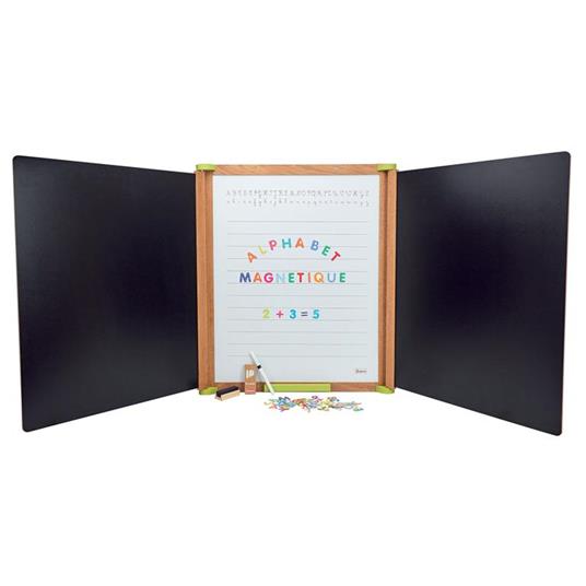 Grande Tabellone Trittico In Legno