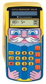 Texas Instruments Little Professor Solar calcolatrice Tasca Calcolatrice grafica Multicolore