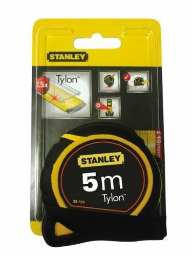 Stanley 0-30-697 rotella metrica 5 m Nero, Giallo - 5