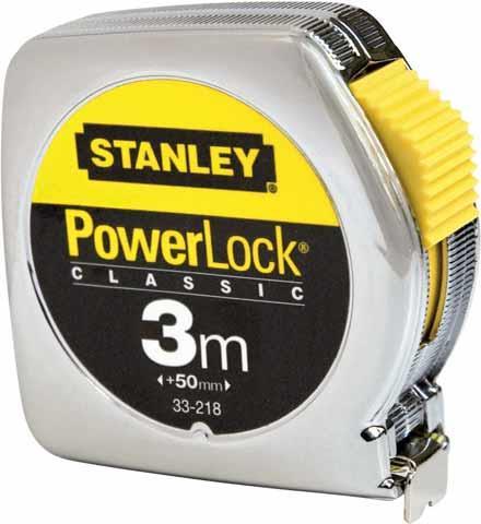 Stanley 0-33-218 rotella metrica 3 m Metallico, Giallo