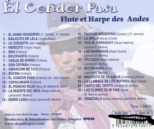 El Condor Pasa - CD Audio di Virgilio Santos - 2