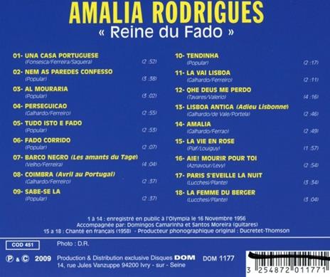 Amalia Rodrigues-Die - CD Audio di Amalia Rodrigues - 2