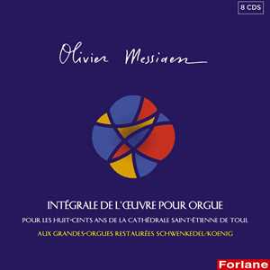 CD Integrale De L'Oeuvre Pour Orgue (8 Cd) Olivier Messiaen