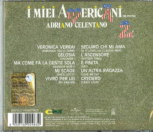 I miei Americani vol.2 - CD Audio di Adriano Celentano - 2