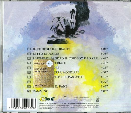 Il Re degli ignoranti - CD Audio di Adriano Celentano - 2