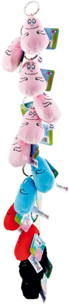 Assortimento Portachiavi Barbapapa Peluche + Clip Strip