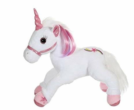 Lica Bella Unicorno Supermorbido Con Luci Dei Colori Dell'Arcobaleno, Occhi Brillanti E Suoni Magici - 3