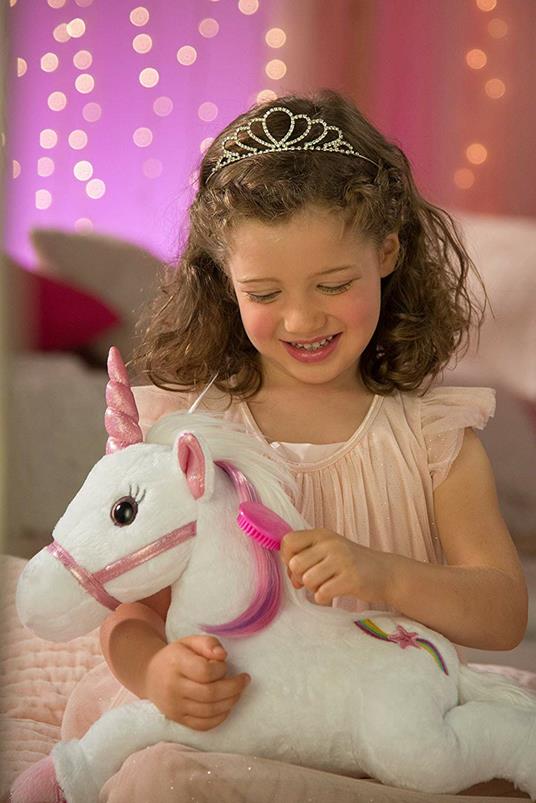 Lica Bella Unicorno Supermorbido Con Luci Dei Colori Dell'Arcobaleno, Occhi Brillanti E Suoni Magici - 7