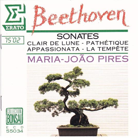 Sonates. Clair De Luna - Pathetique - Appassionata - CD Audio di Ludwig van Beethoven,Maria Joao Pires
