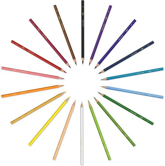 BIC Kids Matite Colorate Acquerellabili, Aquacouleur, Colori Assortiti, Confezione da 24 Matite, Colori per Bambini a Casa e a Scuola - 2