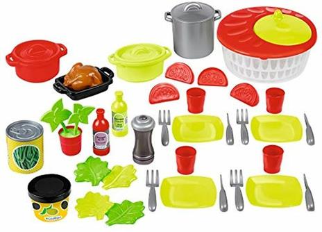 Ecoiffier 100% Chef Set Cucina Con Lava Insalata E 43 Accessori - Ecoiffier  - Cucina - Giocattoli