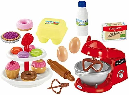 Ecoiffier 100% Chef Set Impastatrice Con 21 Accessori - 2