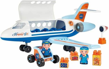 Abrick. Aeroplano Happy Jet con 2 personaggi - 2