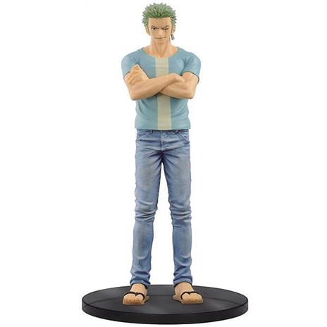 Figure One Piece Zoro Jeans blu - 2