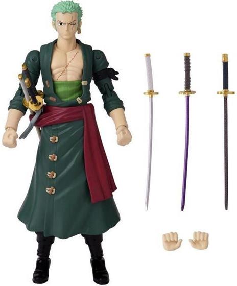 BANDAI Anime Heroes - One Piece - Figura di eroi anime 17 cm - Roronoa Zoro - 3