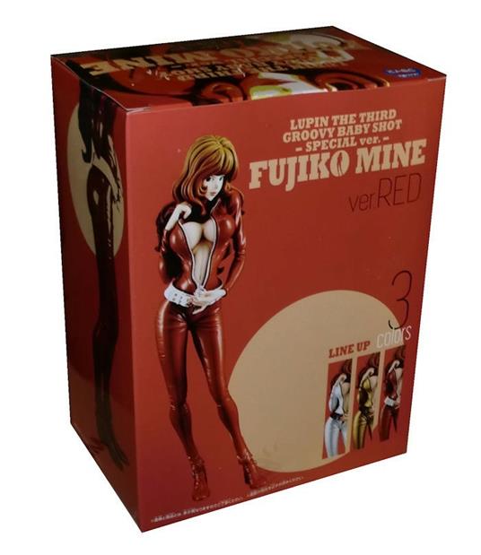 Lupin 3 Groovy Baby Shot Fujiko Mine Gold Pvc Statue Anime Manga - 5