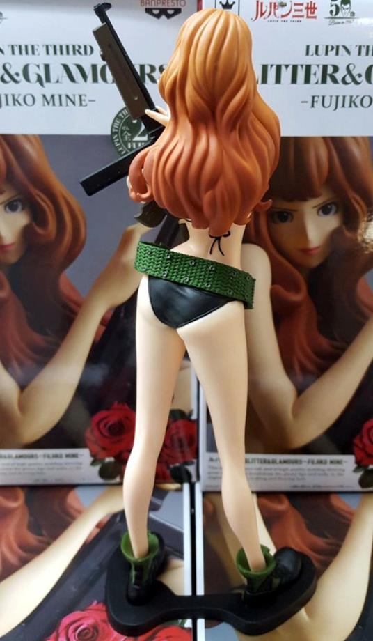 Lupin The 3rd Glitter & Glamours Fujiko Mine Green Pvc Figure New - 5