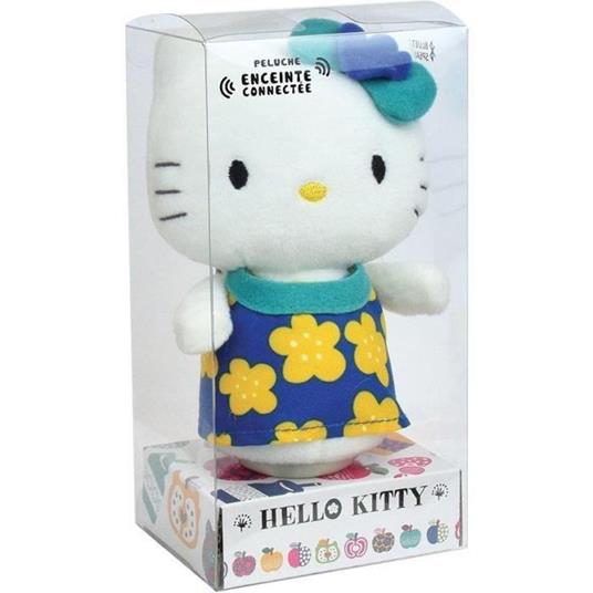 HELLO KITTY Peluche +/- 11 cm con altoparlante bluetooth Vestito rosa o blu - 2