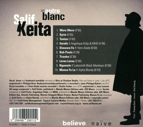 Un autre blanc (Digipack) - CD Audio di Salif Keita - 2