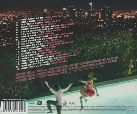 Ruby Sparks (Colonna sonora) - CD Audio di Rick Urata - 2