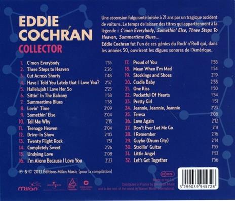 Collector. Eddie Cochran - CD Audio di Eddie Cochran - 2