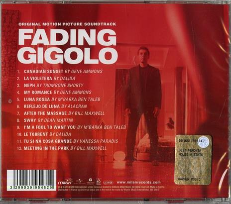Gigolò per Caso (Fading Gigolò) (Colonna sonora) - CD Audio - 2