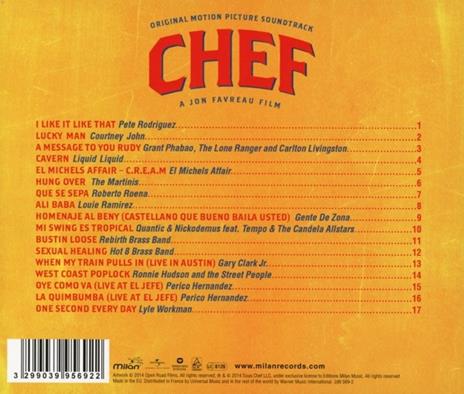 Chef (Colonna sonora) - CD Audio - 2