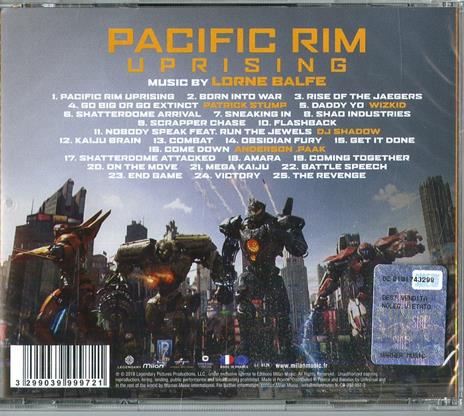 Pacific Rim Uprising (Colonna sonora) - CD Audio di Lorne Balfe - 2