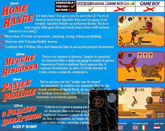 Gameboy Advance Home On The Range (Mucche Alla Riscossa) - 2