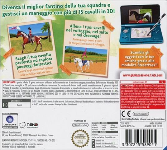Giulia Passione Equitazione 3D - 3DS - 2
