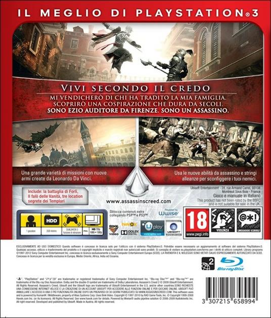 Essentials Assassin's Creed 2 Game of the Year - 2