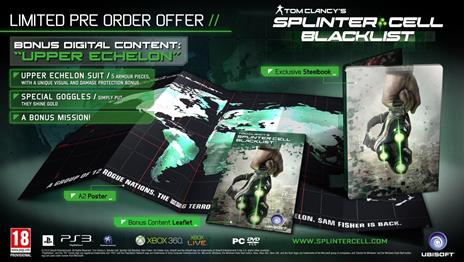 Tom Clancy'S Splinter Cell: Blacklist Ps3 Edizione Regno Unito - 3