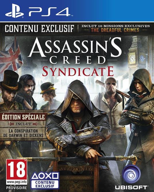 Ubisoft Assassin's Creed: Syndicate, Special Edition, PS4 videogioco PlayStation 4 Speciale Francese