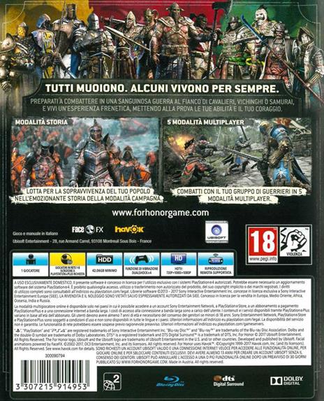 For Honor - PS4 - 3